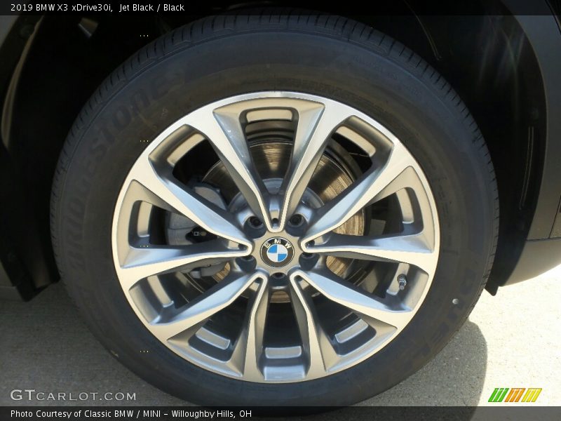 Jet Black / Black 2019 BMW X3 xDrive30i