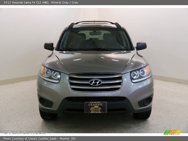 Mineral Gray / Gray 2012 Hyundai Santa Fe GLS AWD