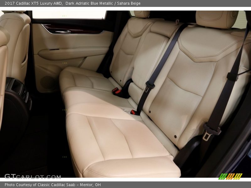Dark Adriatic Blue Metallic / Sahara Beige 2017 Cadillac XT5 Luxury AWD