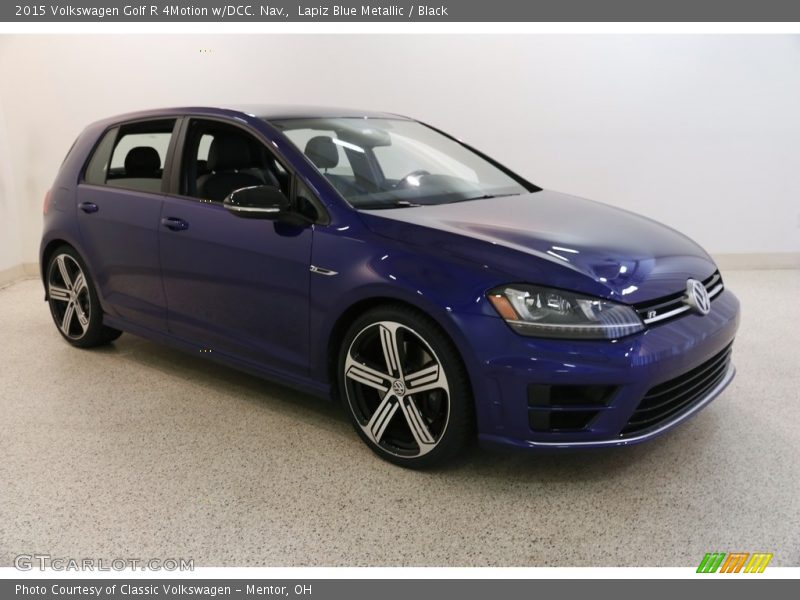 Lapiz Blue Metallic / Black 2015 Volkswagen Golf R 4Motion w/DCC. Nav.