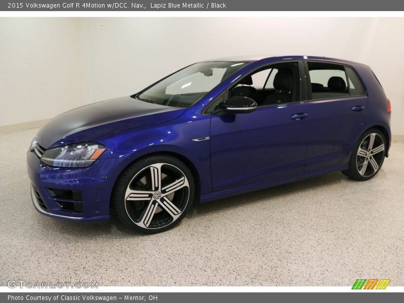 Lapiz Blue Metallic / Black 2015 Volkswagen Golf R 4Motion w/DCC. Nav.