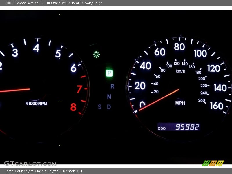 Blizzard White Pearl / Ivory Beige 2008 Toyota Avalon XL