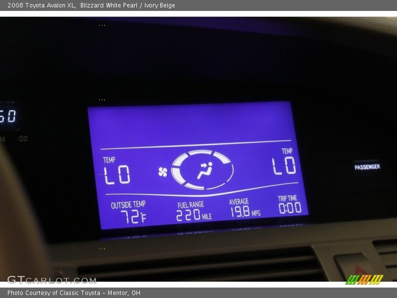 Blizzard White Pearl / Ivory Beige 2008 Toyota Avalon XL