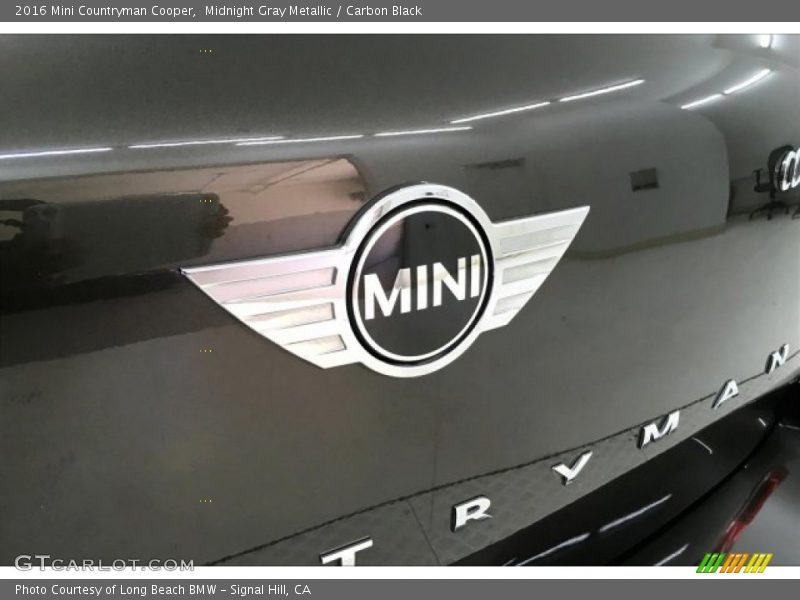 Midnight Gray Metallic / Carbon Black 2016 Mini Countryman Cooper