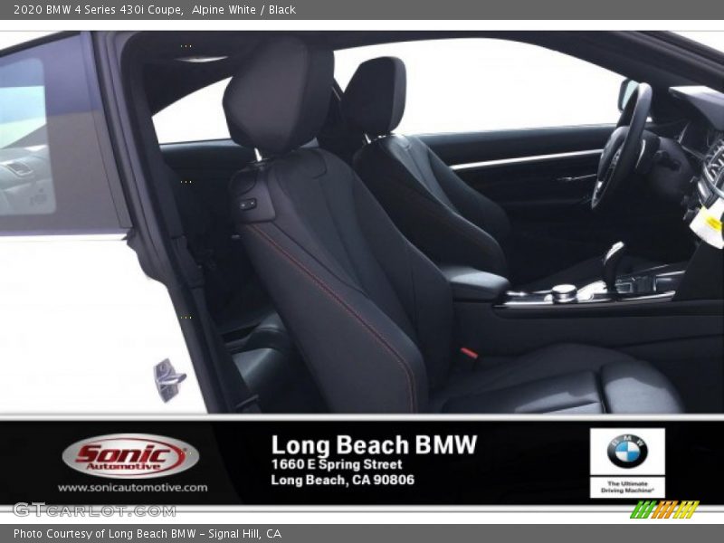Alpine White / Black 2020 BMW 4 Series 430i Coupe