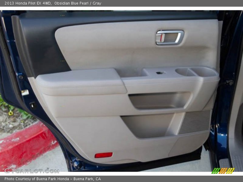 Obsidian Blue Pearl / Gray 2013 Honda Pilot EX 4WD