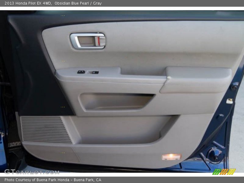 Obsidian Blue Pearl / Gray 2013 Honda Pilot EX 4WD