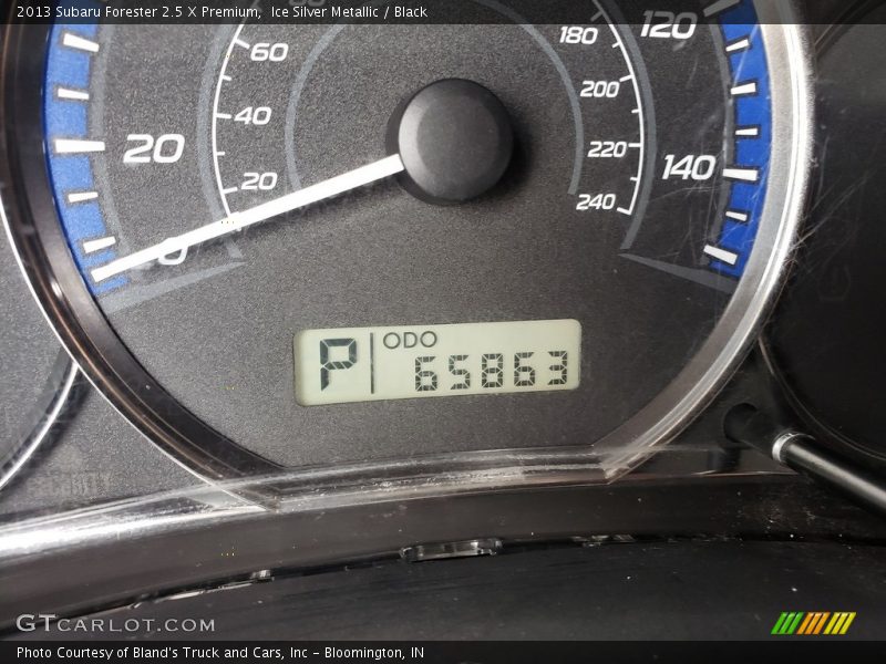 Ice Silver Metallic / Black 2013 Subaru Forester 2.5 X Premium