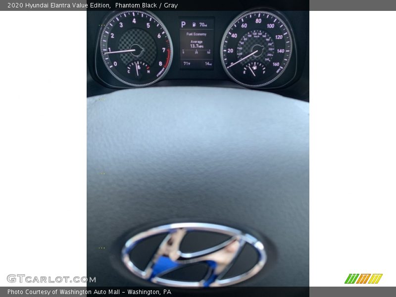 Phantom Black / Gray 2020 Hyundai Elantra Value Edition