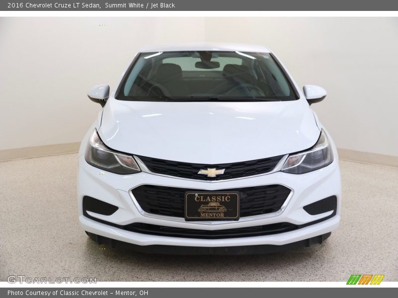 Summit White / Jet Black 2016 Chevrolet Cruze LT Sedan