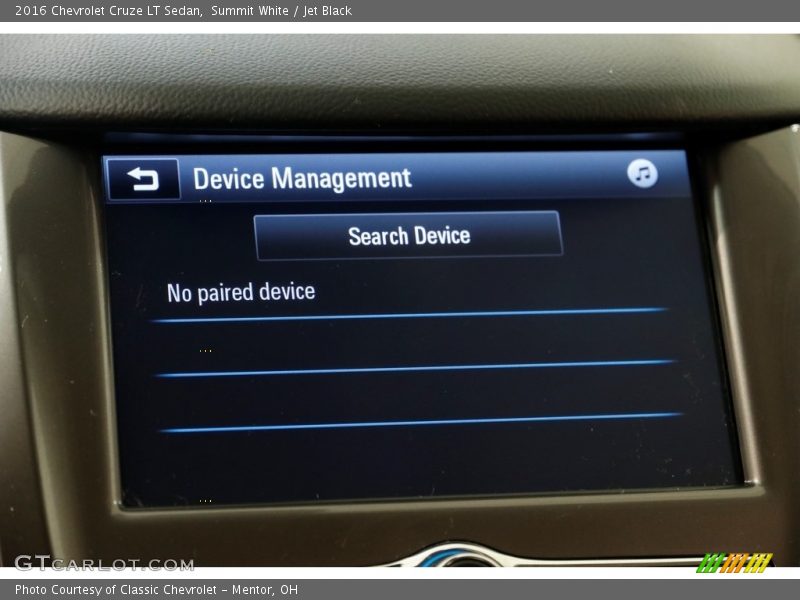 Summit White / Jet Black 2016 Chevrolet Cruze LT Sedan