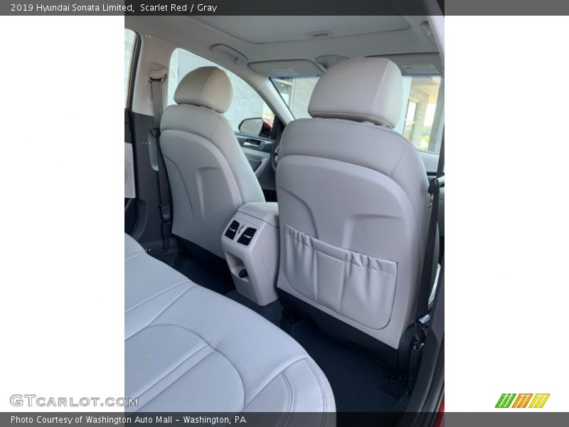 Scarlet Red / Gray 2019 Hyundai Sonata Limited