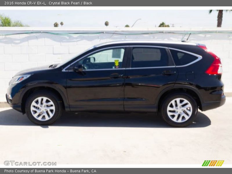 Crystal Black Pearl / Black 2016 Honda CR-V EX-L