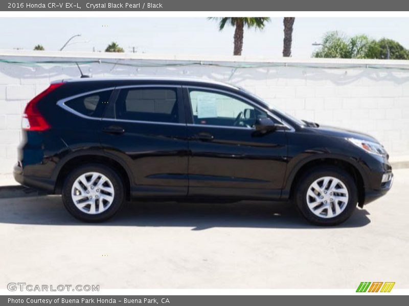 Crystal Black Pearl / Black 2016 Honda CR-V EX-L