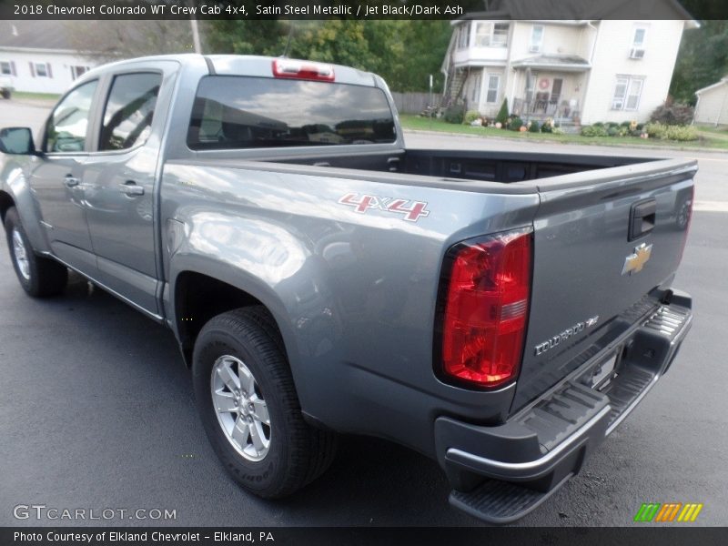 Satin Steel Metallic / Jet Black/Dark Ash 2018 Chevrolet Colorado WT Crew Cab 4x4