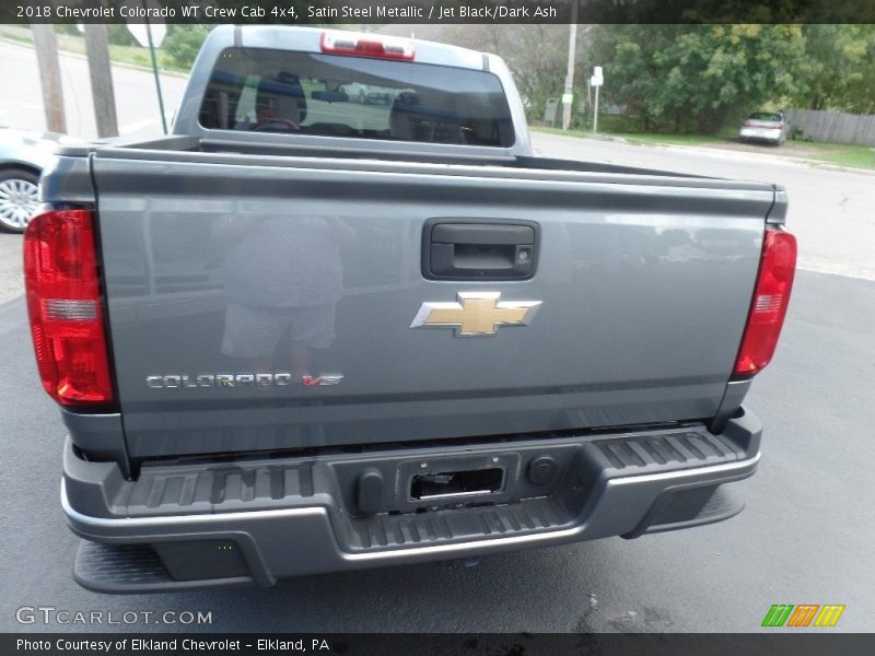 Satin Steel Metallic / Jet Black/Dark Ash 2018 Chevrolet Colorado WT Crew Cab 4x4