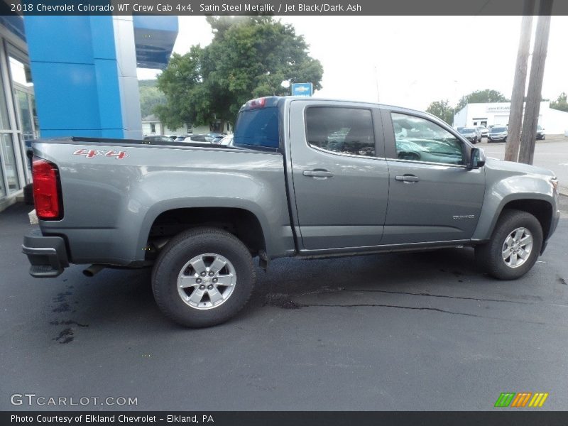 Satin Steel Metallic / Jet Black/Dark Ash 2018 Chevrolet Colorado WT Crew Cab 4x4