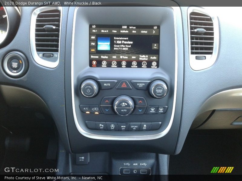White Knuckle / Black 2020 Dodge Durango SXT AWD