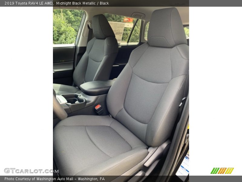 Midnight Black Metallic / Black 2019 Toyota RAV4 LE AWD