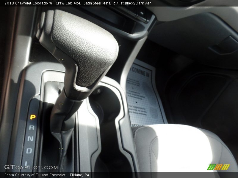 Satin Steel Metallic / Jet Black/Dark Ash 2018 Chevrolet Colorado WT Crew Cab 4x4