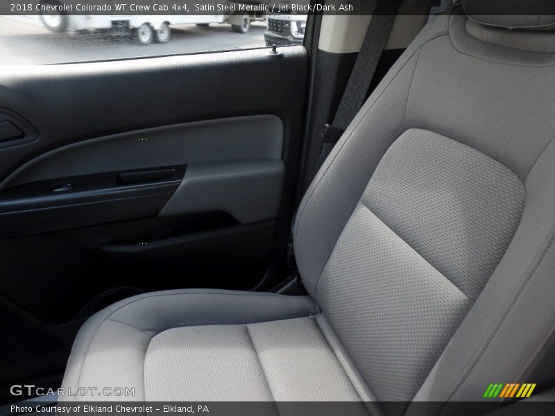 Satin Steel Metallic / Jet Black/Dark Ash 2018 Chevrolet Colorado WT Crew Cab 4x4
