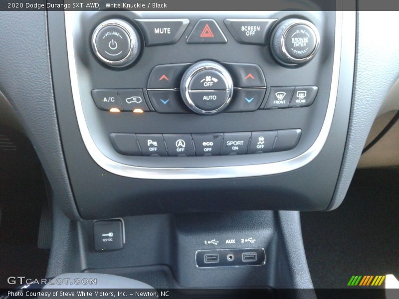 White Knuckle / Black 2020 Dodge Durango SXT AWD