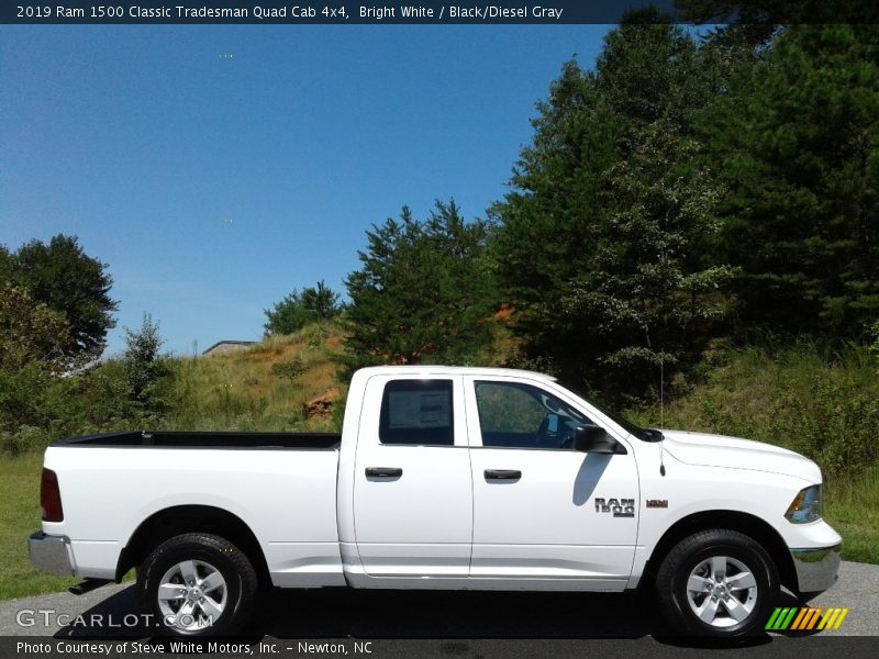 Bright White / Black/Diesel Gray 2019 Ram 1500 Classic Tradesman Quad Cab 4x4