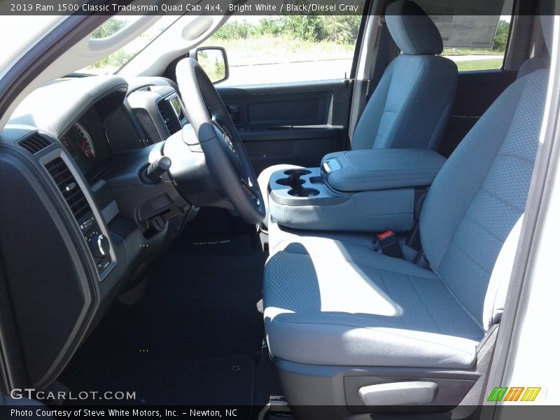 Bright White / Black/Diesel Gray 2019 Ram 1500 Classic Tradesman Quad Cab 4x4