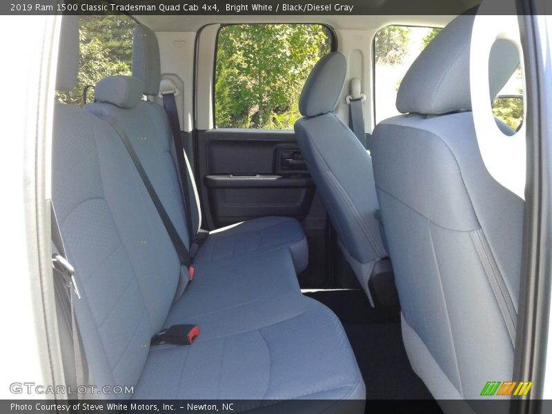 Bright White / Black/Diesel Gray 2019 Ram 1500 Classic Tradesman Quad Cab 4x4