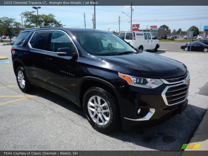Midnight Blue Metallic / Jet Black 2020 Chevrolet Traverse LT