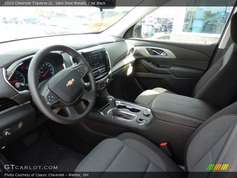 Satin Steel Metallic / Jet Black 2020 Chevrolet Traverse LS