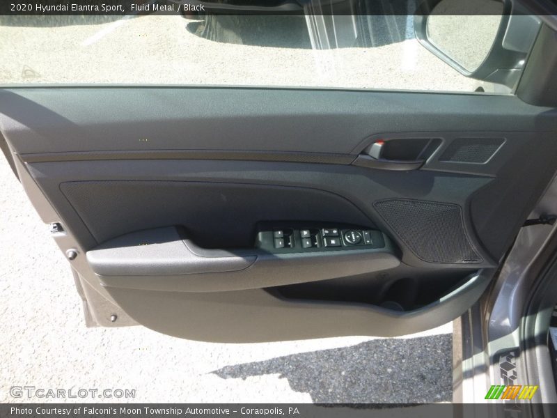 Fluid Metal / Black 2020 Hyundai Elantra Sport