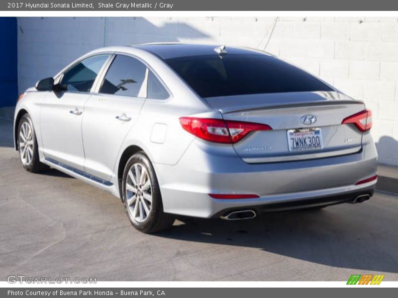 Shale Gray Metallic / Gray 2017 Hyundai Sonata Limited