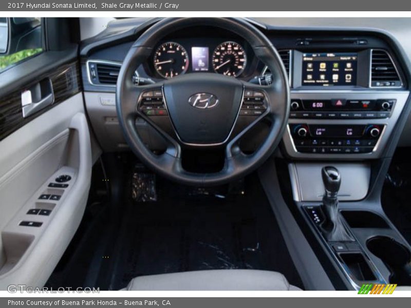 Shale Gray Metallic / Gray 2017 Hyundai Sonata Limited