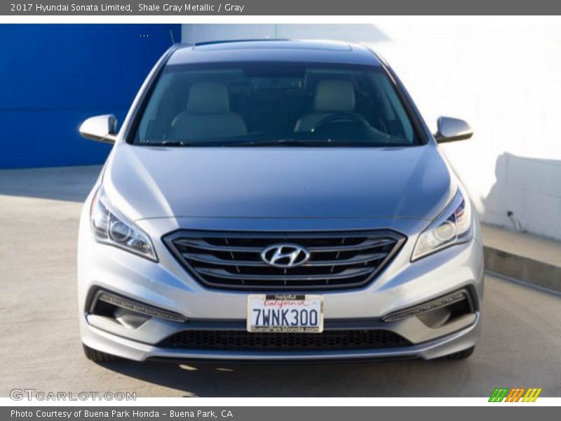 Shale Gray Metallic / Gray 2017 Hyundai Sonata Limited
