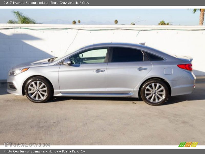 Shale Gray Metallic / Gray 2017 Hyundai Sonata Limited