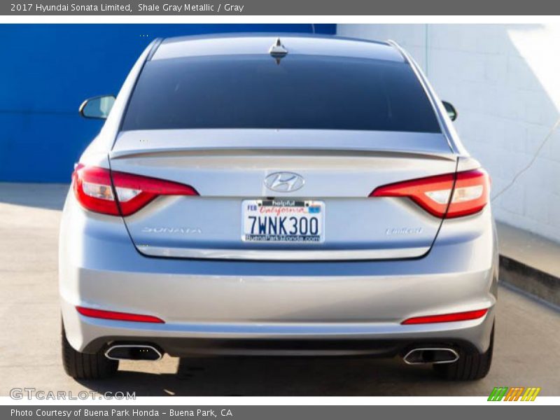 Shale Gray Metallic / Gray 2017 Hyundai Sonata Limited