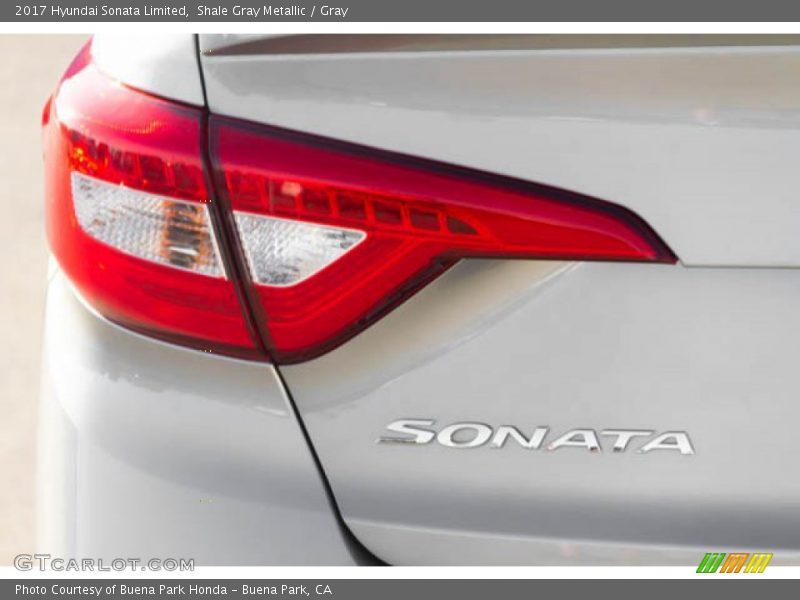 Shale Gray Metallic / Gray 2017 Hyundai Sonata Limited