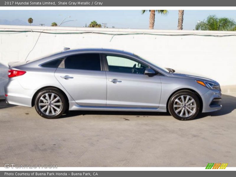 Shale Gray Metallic / Gray 2017 Hyundai Sonata Limited