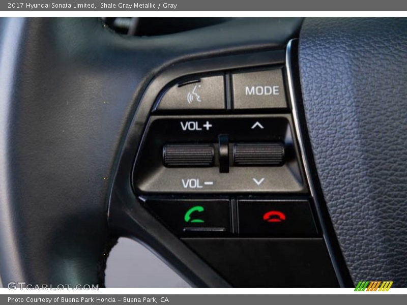 Shale Gray Metallic / Gray 2017 Hyundai Sonata Limited