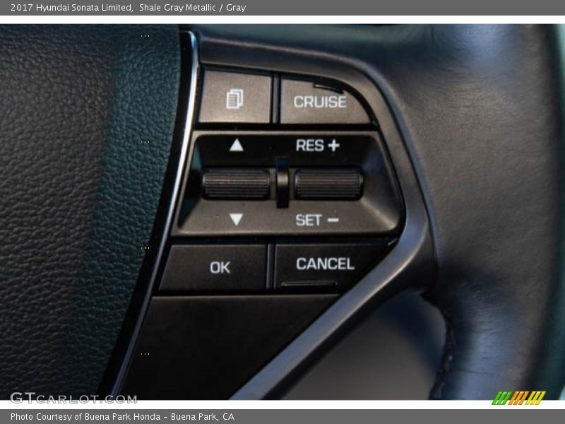 Shale Gray Metallic / Gray 2017 Hyundai Sonata Limited