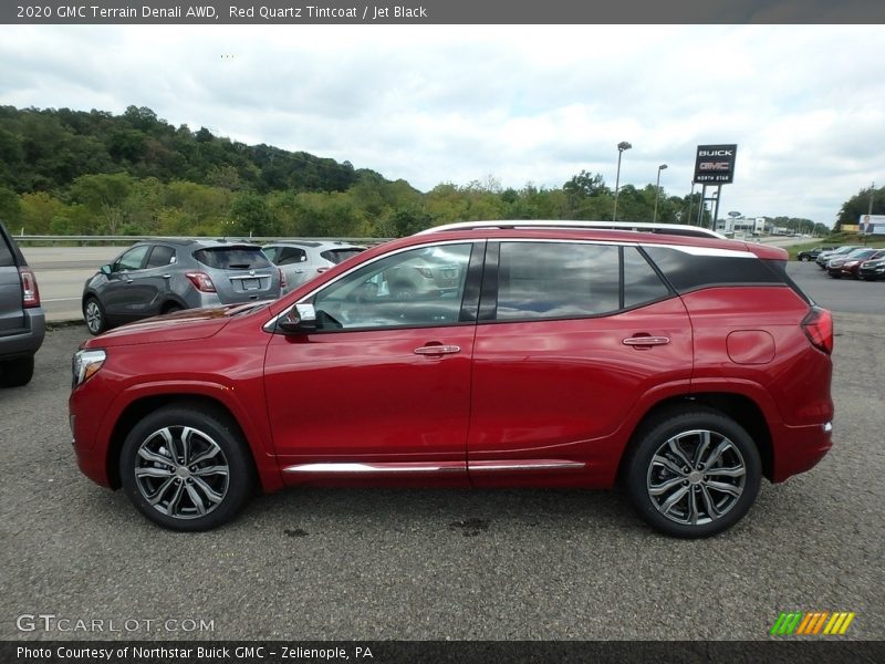Red Quartz Tintcoat / Jet Black 2020 GMC Terrain Denali AWD