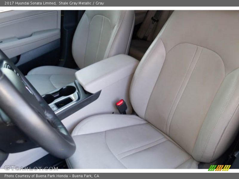 Shale Gray Metallic / Gray 2017 Hyundai Sonata Limited