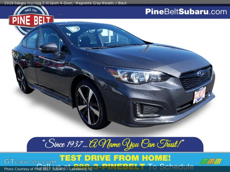 Magnetite Gray Metallic / Black 2019 Subaru Impreza 2.0i Sport 4-Door