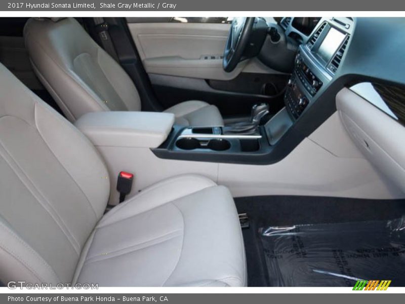 Shale Gray Metallic / Gray 2017 Hyundai Sonata Limited