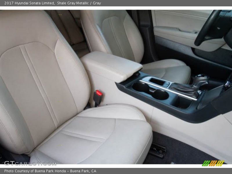 Shale Gray Metallic / Gray 2017 Hyundai Sonata Limited