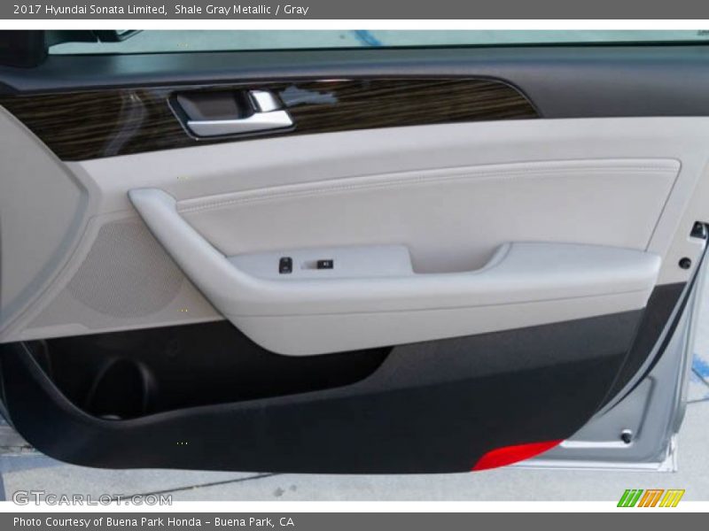 Shale Gray Metallic / Gray 2017 Hyundai Sonata Limited