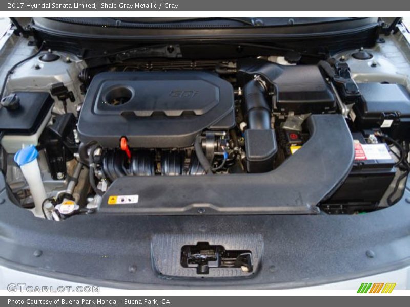 Shale Gray Metallic / Gray 2017 Hyundai Sonata Limited