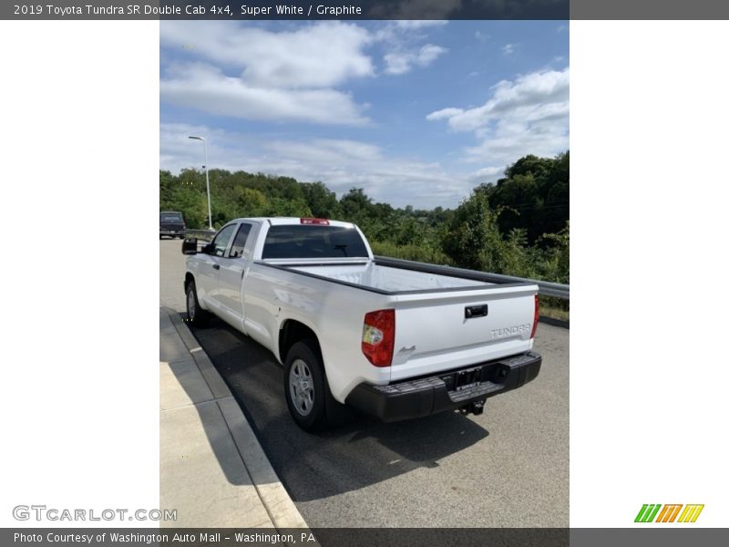 Super White / Graphite 2019 Toyota Tundra SR Double Cab 4x4