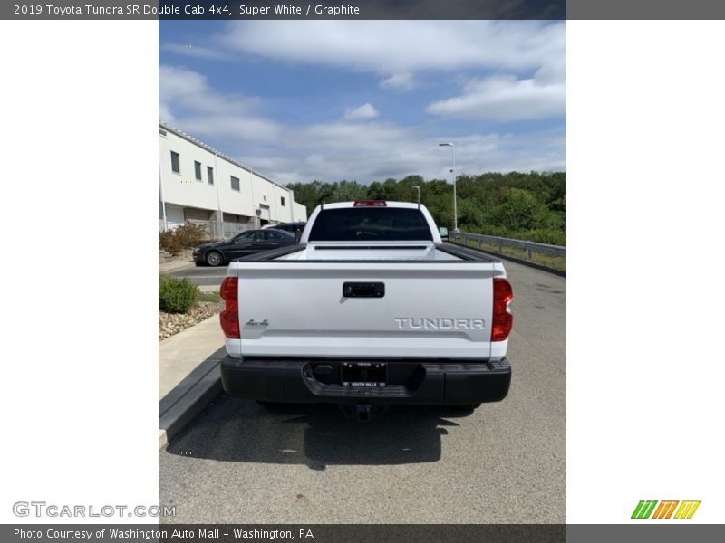 Super White / Graphite 2019 Toyota Tundra SR Double Cab 4x4